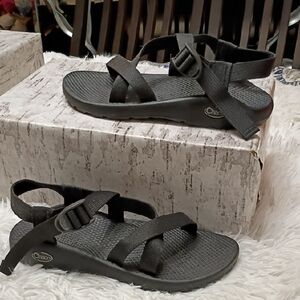 New Chaco Black Adjustable Active Sport Sandals 8M